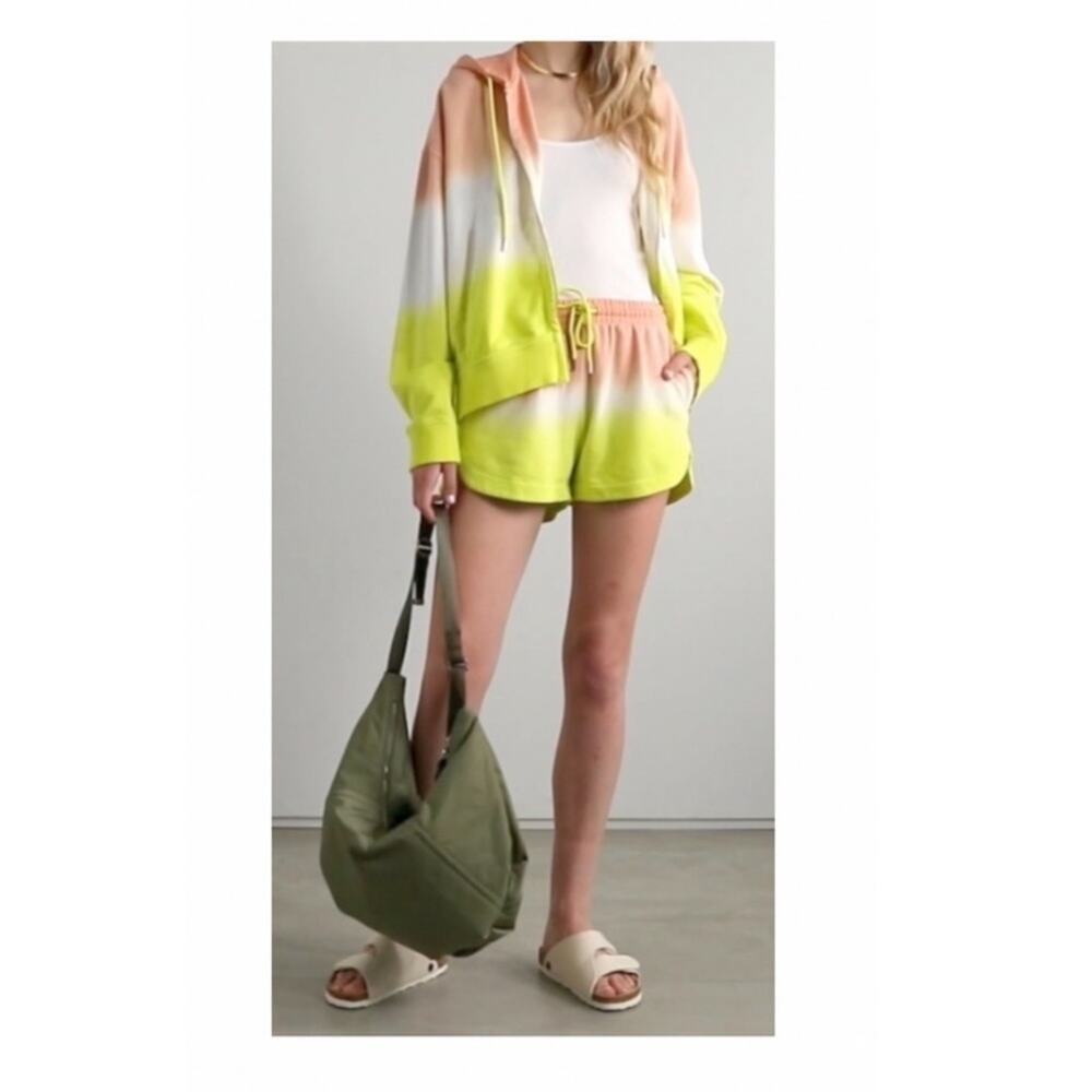 ATM French Cotton Dip Dye Tie Dye Shorts.